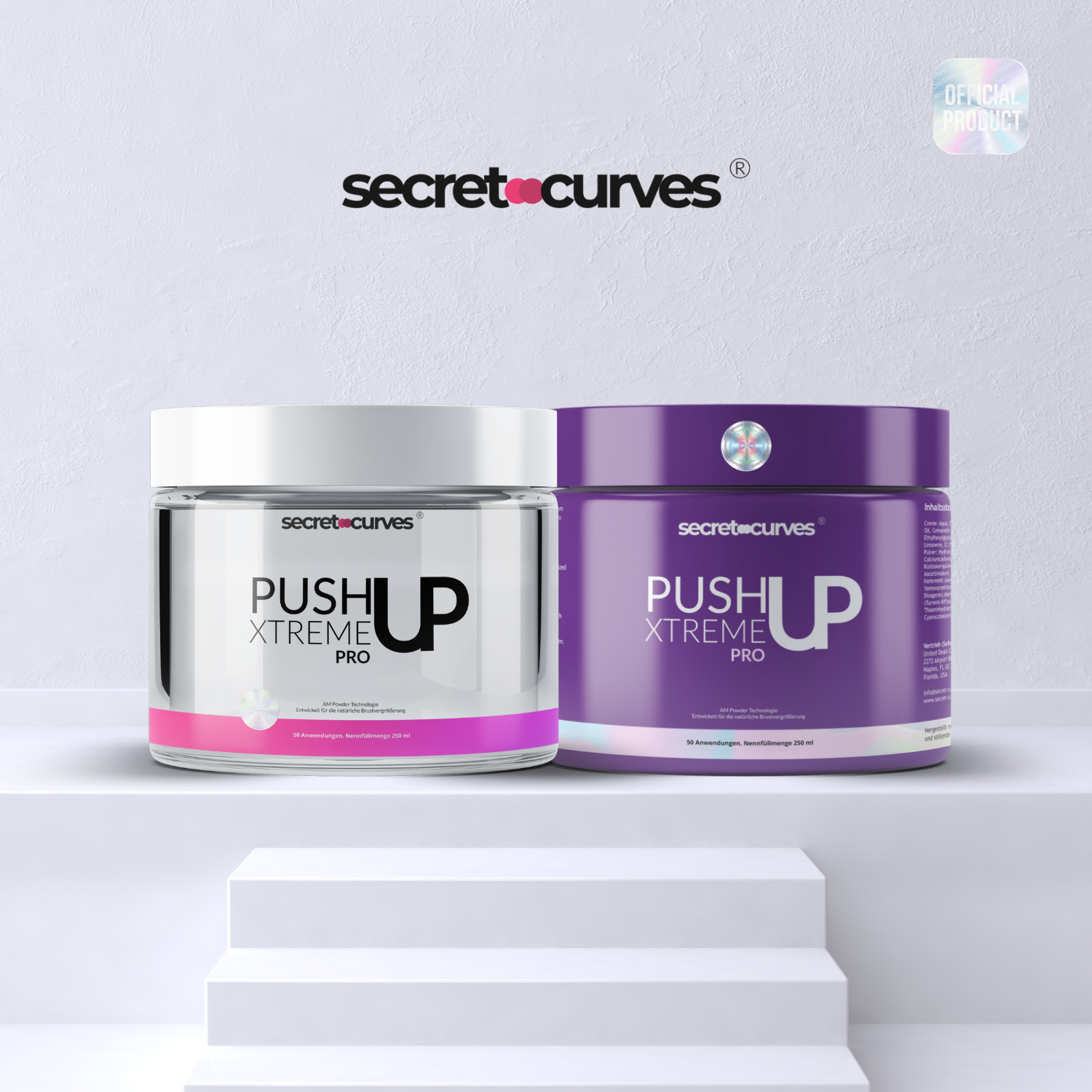NEU! Secret Curves Push-Up Creme Pro Extreme 250ml – für eine natürlich vollere und straffere Brust in wenigen Wochen