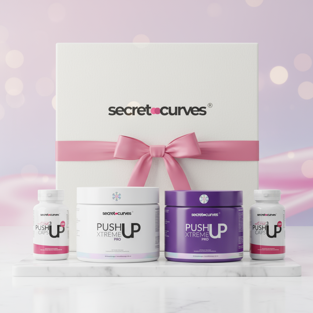 Secret Curves Limitiertes Set Push-Up Creme Pro X + Pueraria Mirifica & Kapseln