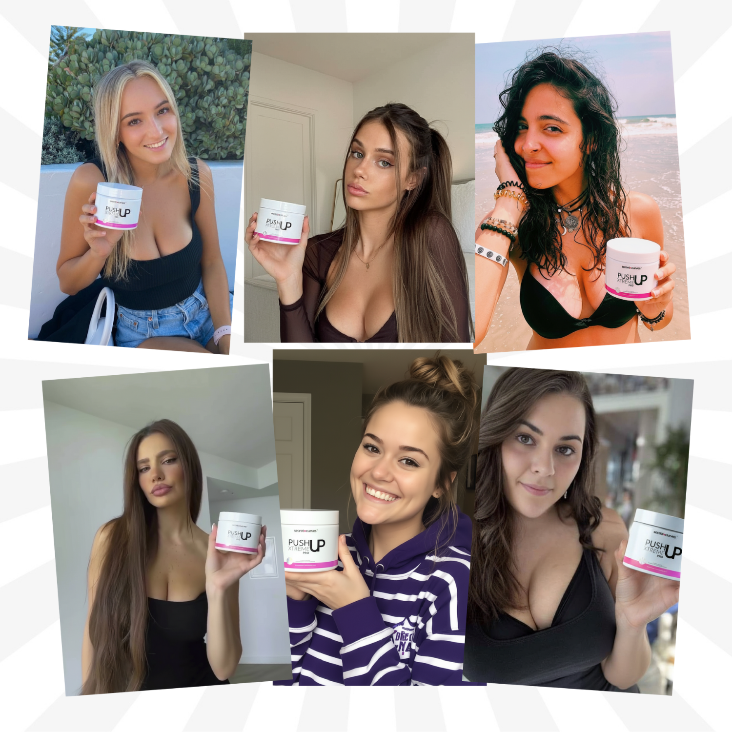 Secret Curves Limitiertes Set Push-Up Creme Pro X + Pueraria Mirifica & Kapseln